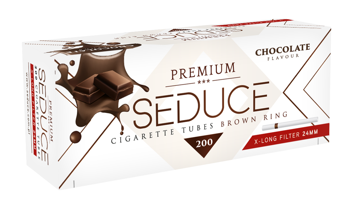 Chocolate with Mint Empty Cigarette Paper Tubes with Filter 24MM