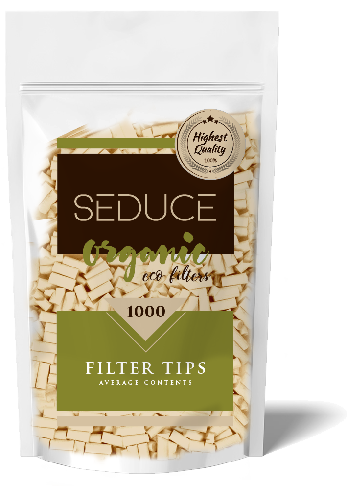 Biodegradable Cigarette Filter Tips – SEDUCE Organic Eco Filters 1000